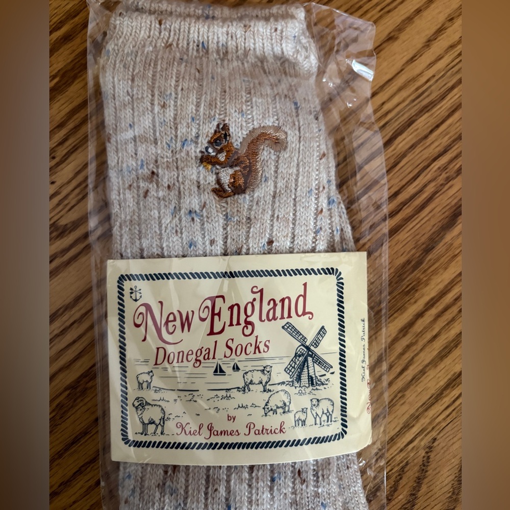 NIB Kiel James Patrick Squirrel Donegal Socks - Picture 2 of 6